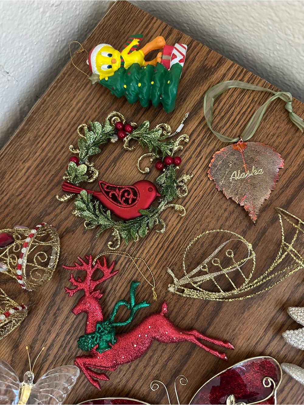 Vintage Christmas ornaments 9+ Pc